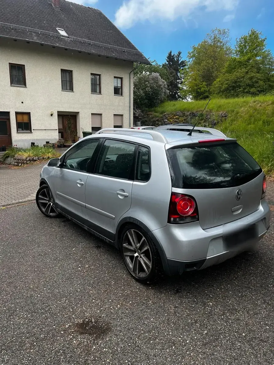 Gebraucht VW Polo Cross 101 PS (74 kW) 2008 Silber Kleinwagen