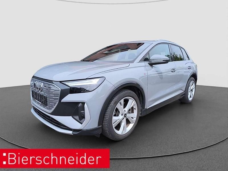 Grau Gebraucht 2022 Audi Q4 e-tron S-Line SUV | 33.890 € (Fairer Preis) - Bild 1/3