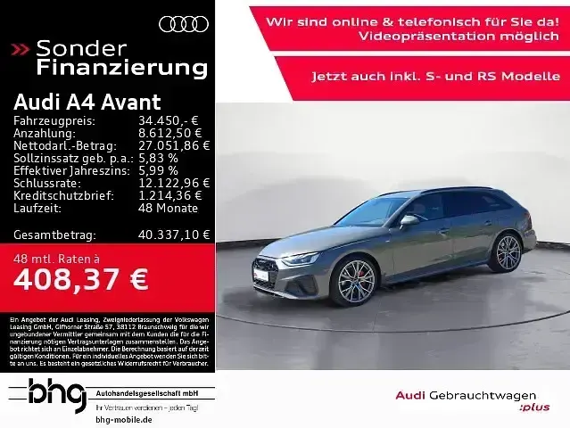 Gebraucht Audi A4 S-Line 204 PS (150 kW) 2024 Kombi