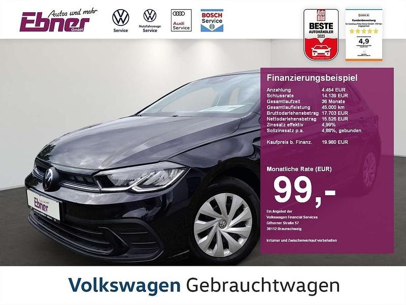 Deep black perleffekt Gebraucht 2023 VW Polo Life Limousine | 20.880 € (Fairer Preis) - Bild 1/4