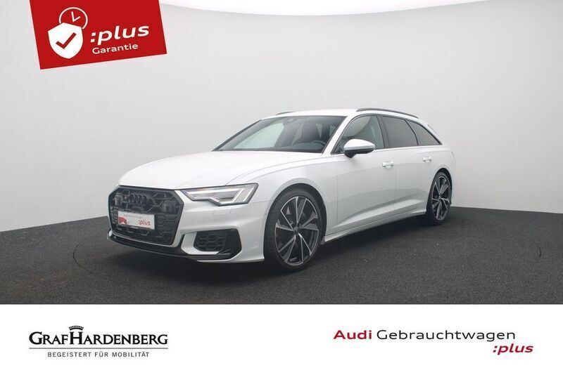 Gletscherweiß metallic Gebraucht 2024 Audi S6 Ambiente Kombi | 67.380 € (Guter Preis) - Bild 1/4