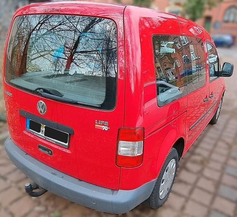 Gebraucht VW Caddy Life 80 PS (58 kW) 2008 Rot Van / Kleinbus