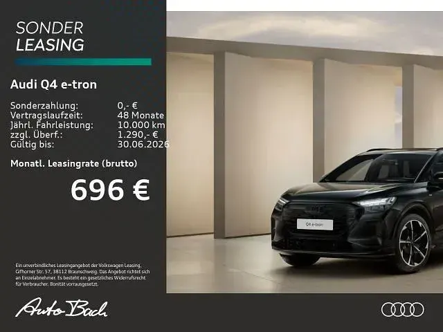 Neu Audi Q4 e-tron S-Line 219 kW (299 PS) 2026 Mythosschwarz metallic SUV