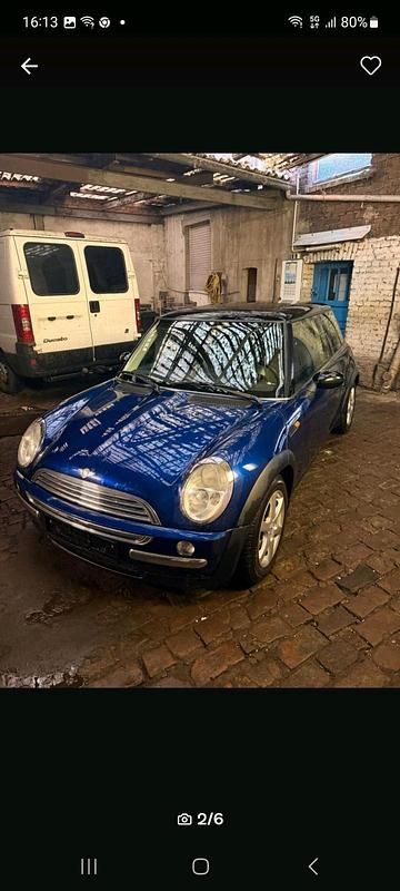 Gebraucht Mini Cooper 116 PS (85 kW) 2003 Blau Kleinwagen