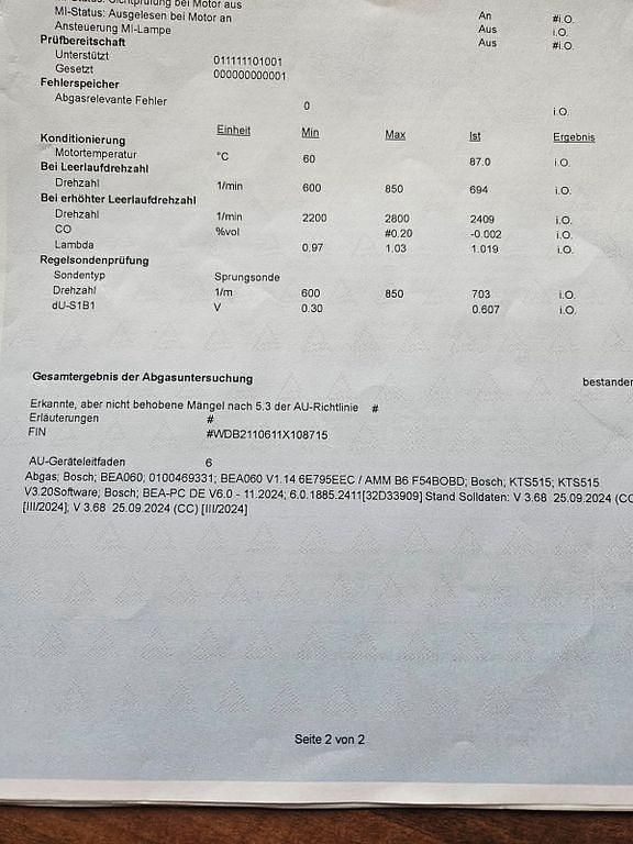 Gebraucht Mercedes E240 Avantgarde 177 PS (130 kW) 2003 Schwarz Limousine