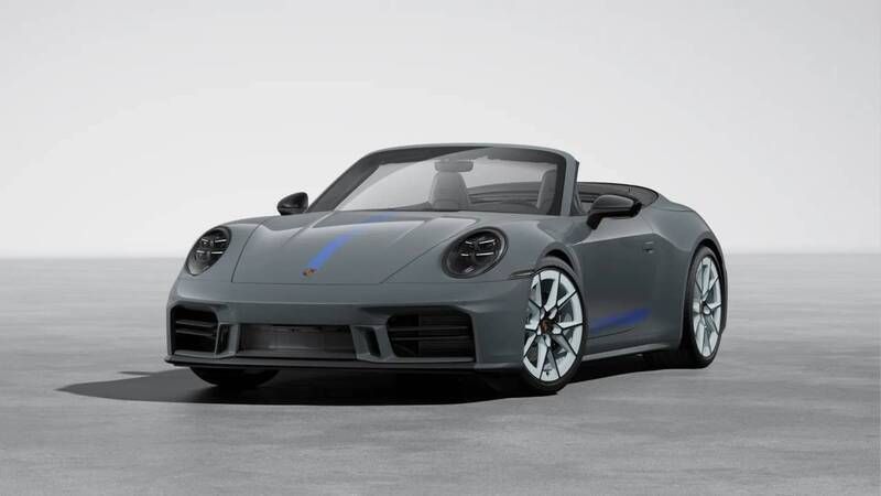 Schiefergrau neo Neu 2025 Porsche 911 Carrera T Cabrio | 183.448 € (Teuer) - Bild 1/4