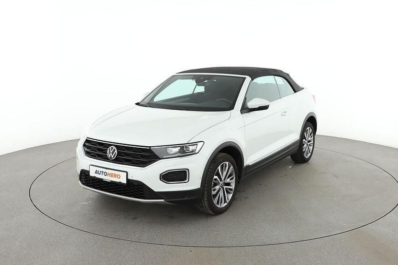 Weiß Gebraucht 2021 VW T-Roc Cabriolet Style Cabrio | 20.290 € (Guter Preis) - Bild 1/3