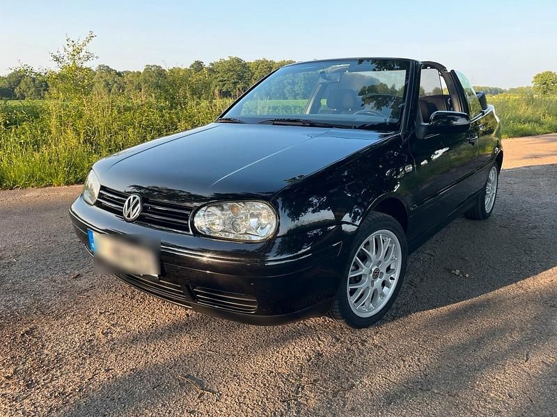 Schwarz Gebraucht 2000 VW Golf Cabriolet Cabrio | 5.760 € - Bild 1/4