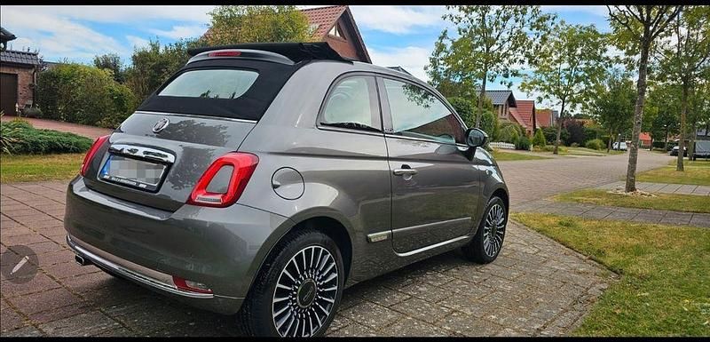 Grau Gebraucht 2018 Fiat 500C Lounge Cabrio | 9.200 € (Guter Preis) - Bild 1/4