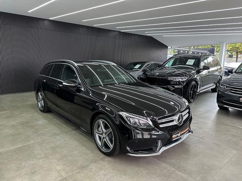 Schwarz Gebraucht 2014 Mercedes C250 AMG line Kombi | 15.950 € (Etwas zu teuer) - Bild 1/4