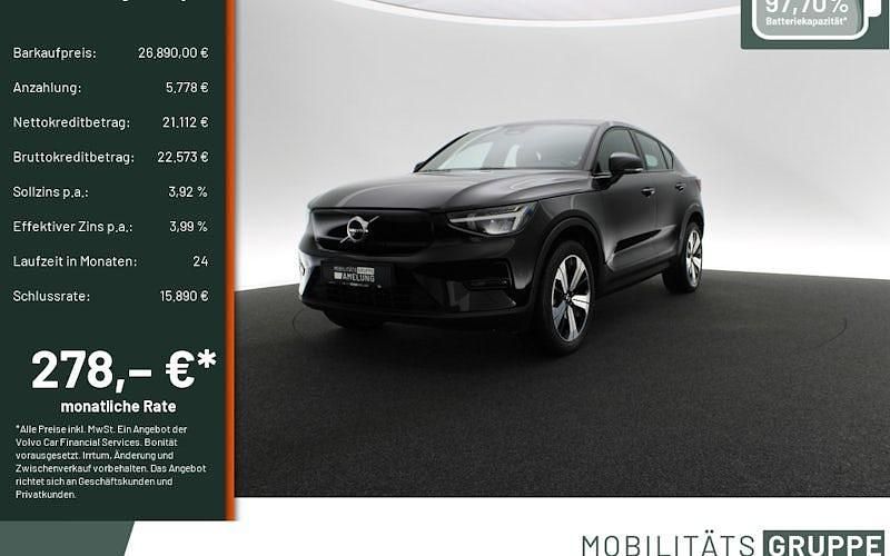 Gebraucht Volvo C40 Core 300 kW (408 PS) 2022 Schwarz SUV