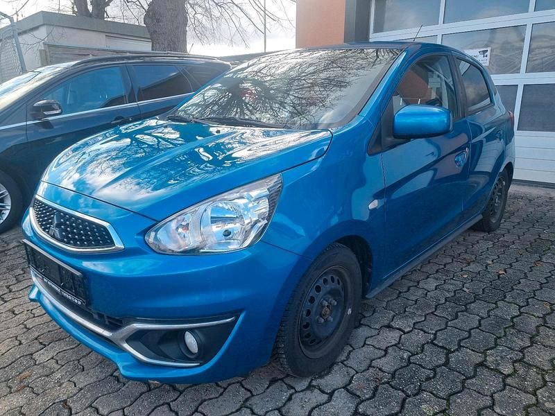 Gebraucht Mitsubishi Space Star Top 80 PS (58 kW) 2018 Blau Kleinwagen
