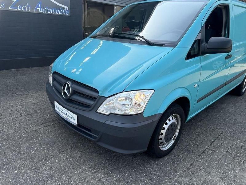 Gebraucht Mercedes Vito 95 PS (69 kW) 2014 Türkisblau (metallic) Van