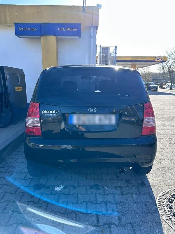 Gebraucht Kia Picanto 65 PS (47 kW) 2008 Schwarz Kleinwagen