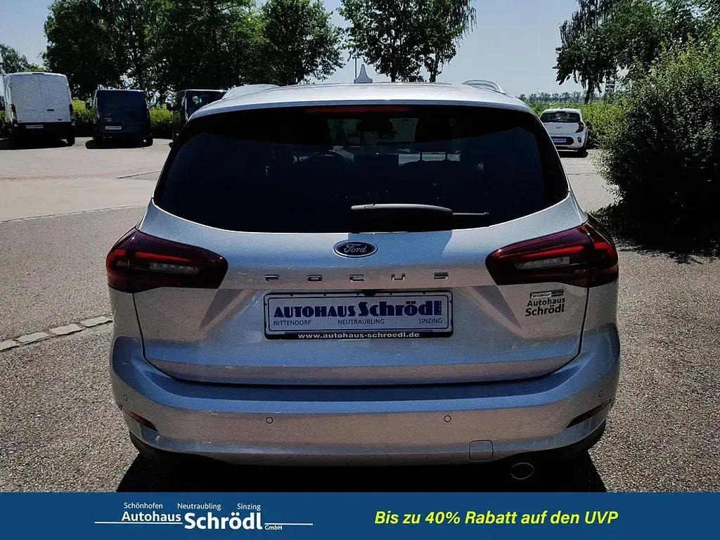Gebraucht Ford Focus Titanium X 125 PS (91 kW) 2024 Moondust silber metallic/silber Kombi