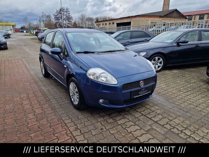 Gebraucht Fiat Grande Punto Emotion 90 PS (66 kW) 2008 Blau Kleinwagen