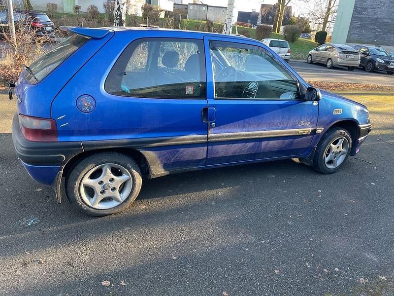 Gebraucht Citroën Saxo 75 PS (55 kW) 1998 Blau Kleinwagen