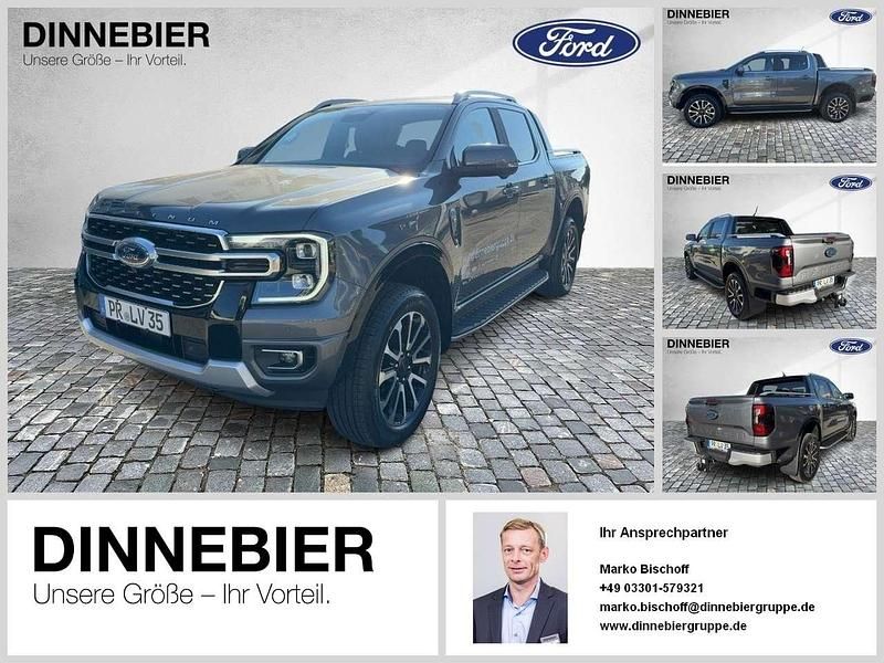 Grau (metallic) Neu 2025 Ford Ranger Platinum Abholung | 66.499 € (Teuer) - Bild 1/4