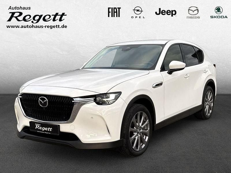 Weiss Gebraucht 2023 Mazda CX-60 Exclusive-Line SUV | 32.990 € - Bild 1/4