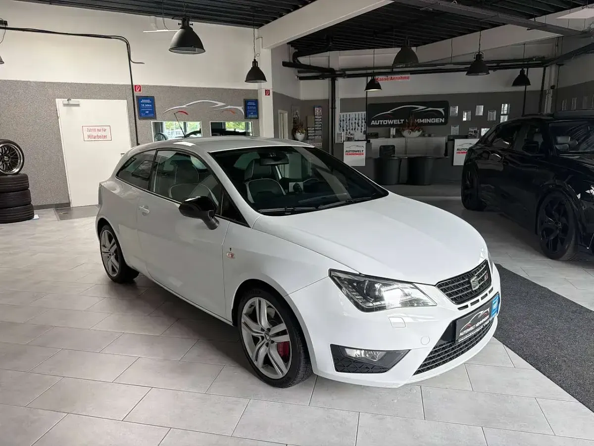 Gebraucht Seat Ibiza CUPRA 179 PS (131 kW) 2013 "nevada" weiss Kleinwagen