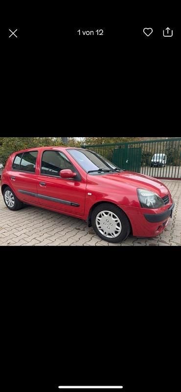 Rot Gebraucht 2005 Renault Clio II Kleinwagen | 1.200 € (Fairer Preis) - Bild 1/4