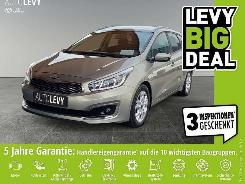 Beige Gebraucht 2017 Kia Ceed Sportswagon Kombi | 10.970 € (Etwas zu teuer) - Bild 1/4