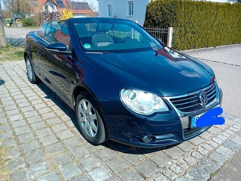 Blau Gebraucht 2009 VW Eos Cabrio | 2.999 € (Superpreis) - Bild 1/4