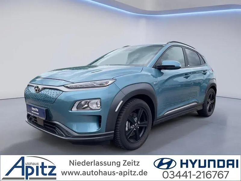 Blau / ceramic blue Gebraucht 2020 Hyundai Kona Advantage SUV | 16.990 € (Fairer Preis) - Bild 1/4
