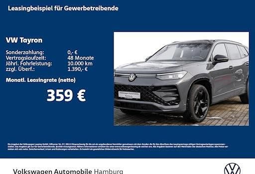 Neu VW Tayron R-line 150 PS (110 kW) 2026 Grau SUV