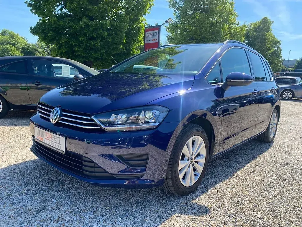 Gebraucht VW Golf Sportsvan Highline 125 PS (91 kW) 2017 Blau Van / Kleinbus
