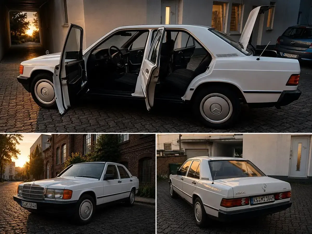 Gebraucht Mercedes 190 102 PS (75 kW) 1988 Weiß Limousine