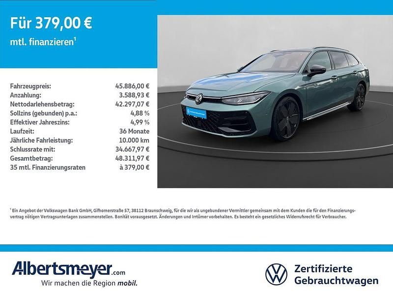 Grün Gebraucht 2024 VW Passat R-line Kombi | 45.886 € (Fairer Preis) - Bild 1/4