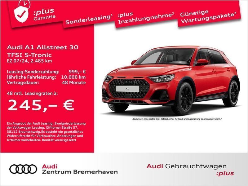 Progressivrot metallic Gebraucht 2024 Audi A1 Ambiente Kleinwagen | 26.871 € (Superpreis) - Bild 1/3