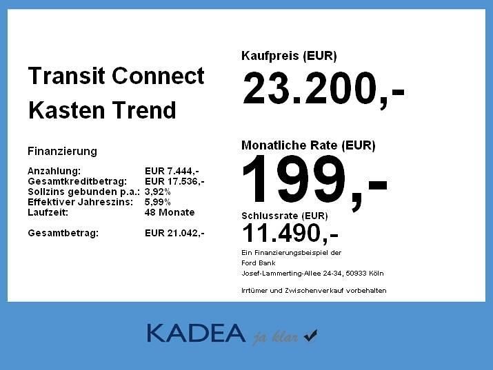 Neu Ford Transit Connect Trend 102 PS (75 kW) 2026 Frost weiß Van / Kleinbus