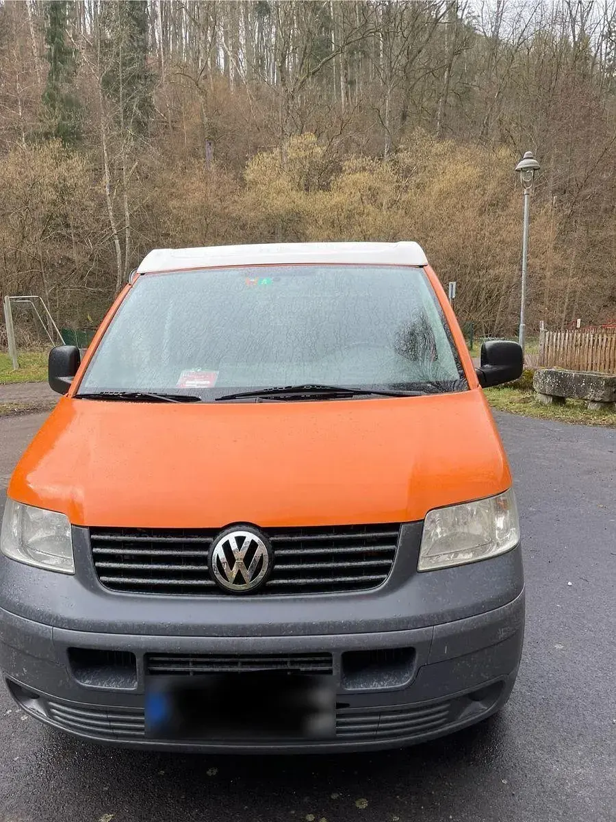Usata VW Transporter 131 CV (96 kW) 2009 Arancione Furgone