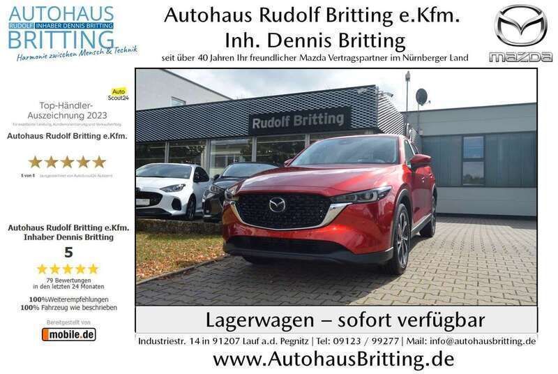 Soul red crystal Neu 2024 Mazda CX-5 Exclusive-Line SUV | 37.490 € (Fairer Preis) - Bild 1/4