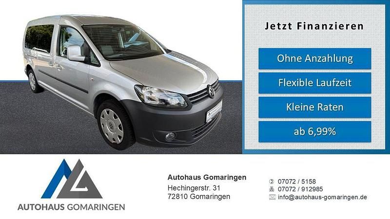 Silber Gebraucht 2012 VW Caddy Maxi Trendline Van / Kleinbus | 16.999 € - Bild 1/4