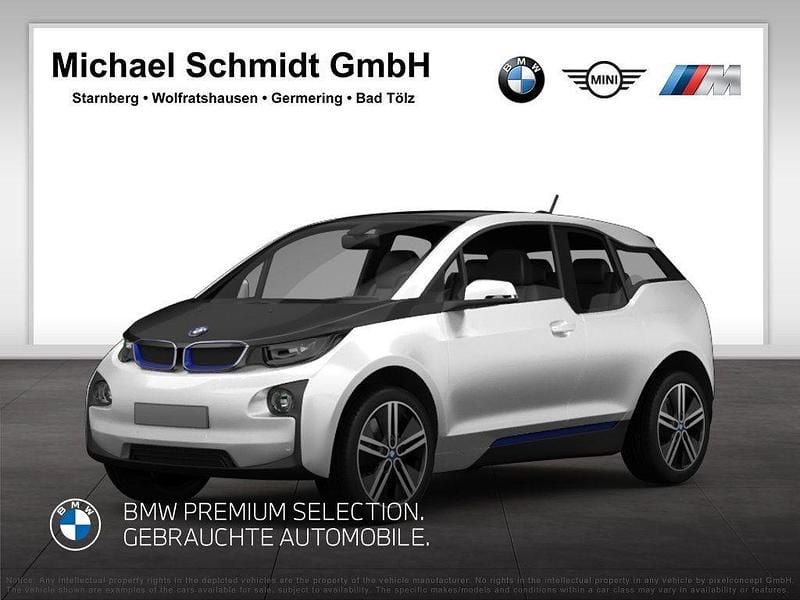 Capparisweiß mit akzent bmw i blau Gebraucht 2021 BMW i3 Kleinwagen | 18.790 € (Guter Preis) - Bild 1/4