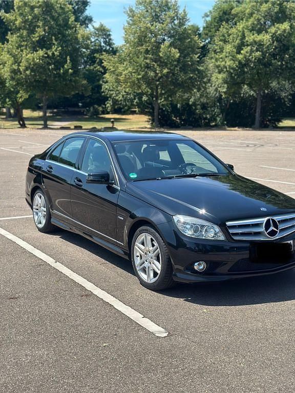 Schwarz Gebraucht 2009 Mercedes C180 Elegance Limousine | 8.499 € (Fairer Preis) - Bild 1/4