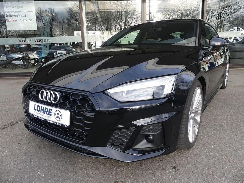 Schwarz Gebraucht 2022 Audi A5 Sportback S-Line Kleinwagen | 41.920 € (Etwas zu teuer) - Bild 1/4