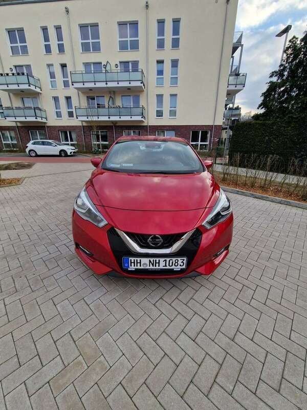 Rot Gebraucht 2019 Nissan Micra Visia Kleinwagen | 12.504 € (Etwas zu teuer) - Bild 1/4