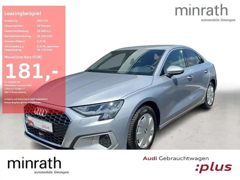 Silber Gebraucht 2024 Audi A3 Advanced Limousine | 26.320 € (Fairer Preis) - Bild 1/4