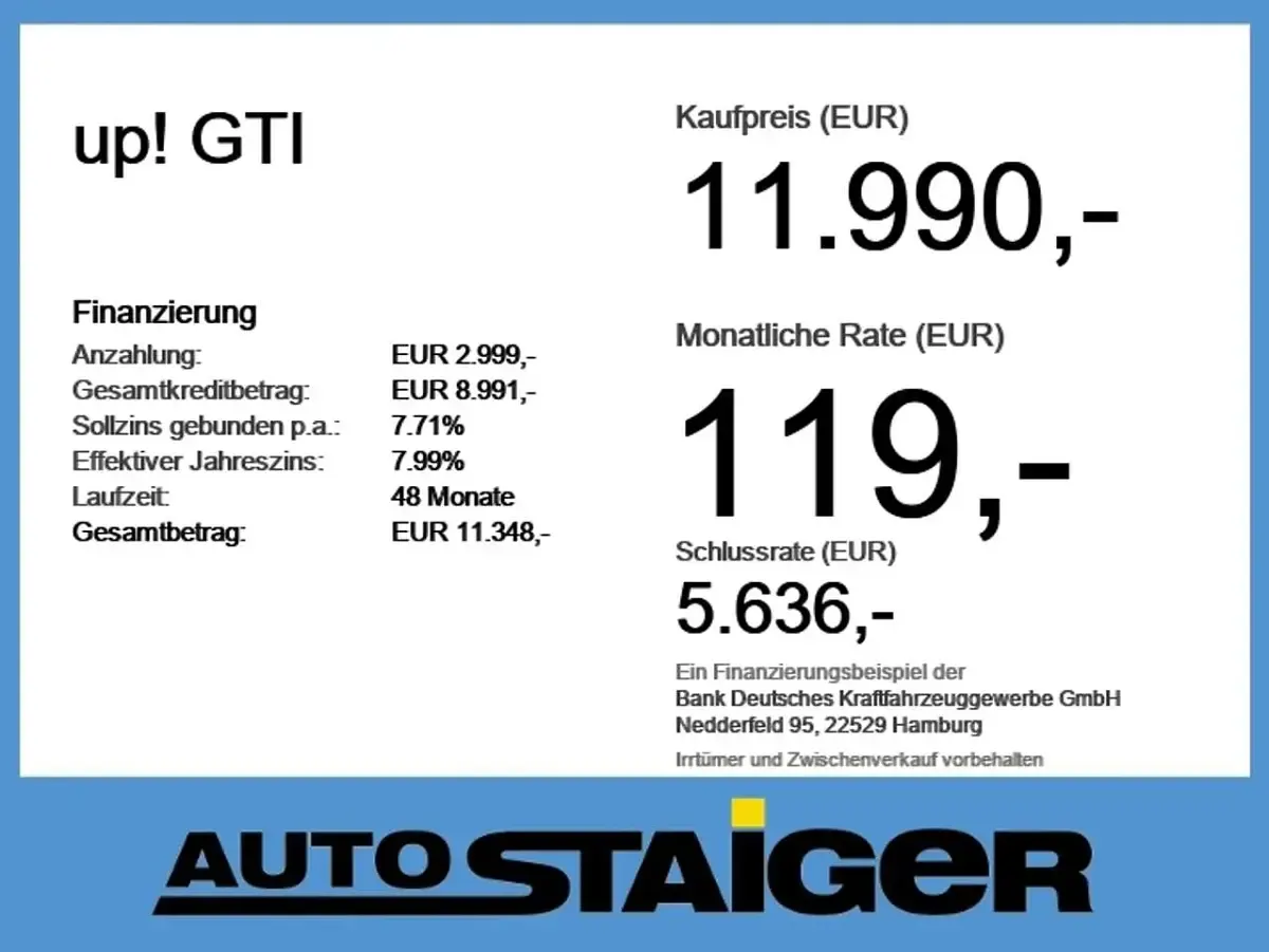 Używany VW up! GTI 116 KM (85 kW) 2020 Biały Hatchback