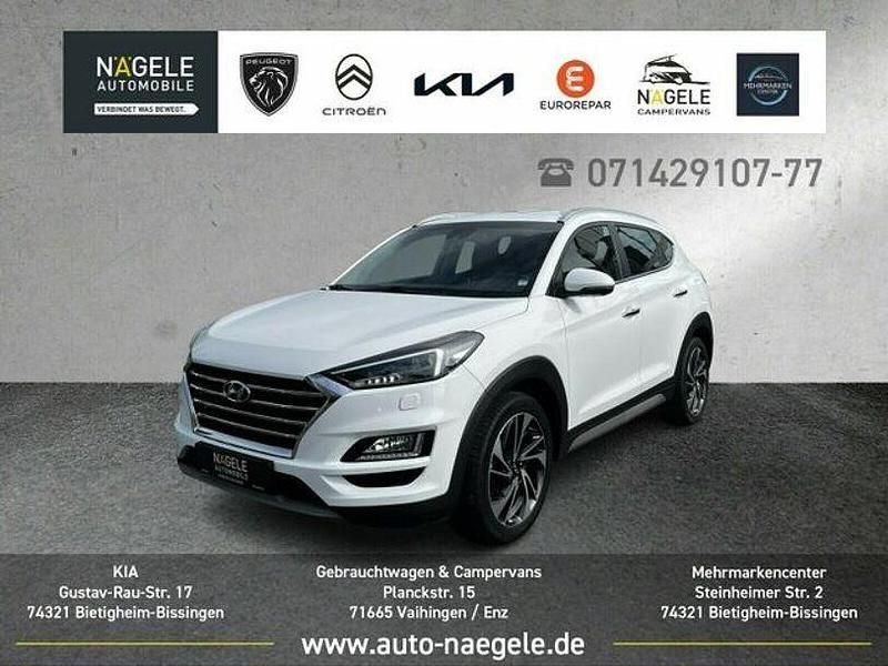 Weiß Gebraucht 2018 Hyundai Tucson Premium SUV | 20.800 € (Fairer Preis) - Bild 1/4