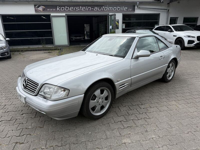 Silber Gebraucht 1999 Mercedes SL320 Cabrio | 18.900 € (Superpreis) - Bild 1/4