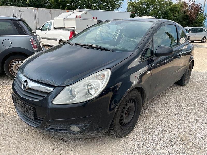 Schwarz Gebraucht 2007 Opel Corsa Catch Me | 700 € (Superpreis) - Bild 1/4
