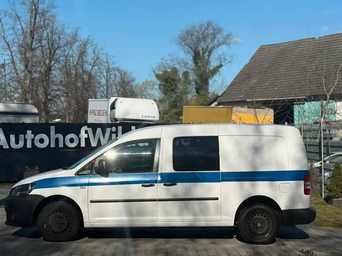 Usata VW Caddy 102 CV (75 kW) 2013 Bianco Monovolume