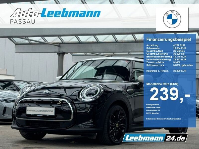 Schwarz Gebraucht 2023 Mini Cooper SE Kleinwagen | 20.890 € (Guter Preis) - Bild 1/4
