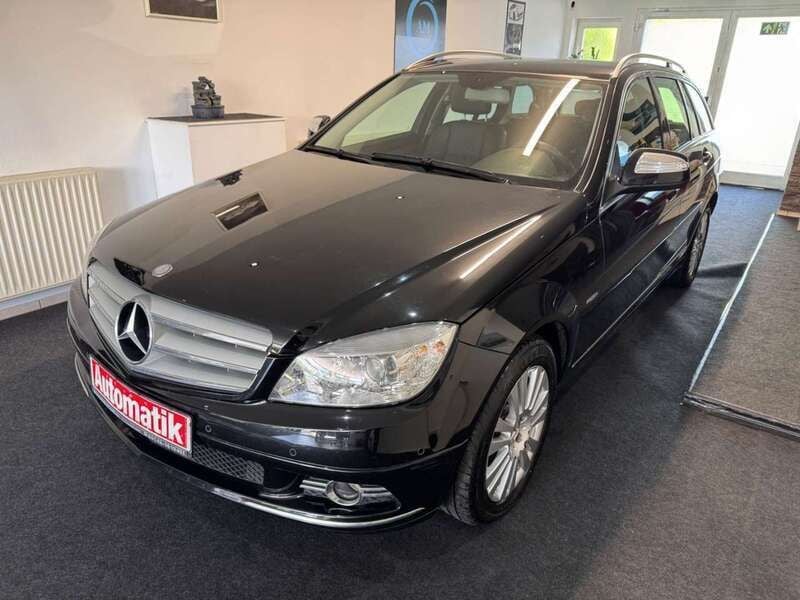 Schwarz Gebraucht 2008 Mercedes C200 Avantgarde Kombi | 6.490 € (Guter Preis) - Bild 1/4