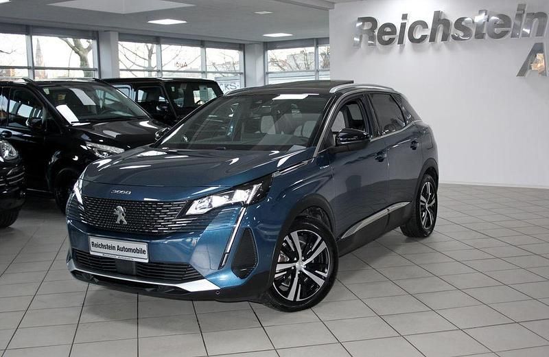 Blau celebes (metallic) Gebraucht 2021 Peugeot 3008 GT SUV | 24.980 € (Fairer Preis) - Bild 1/4